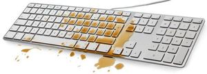 Coffee On Laptop Keyboard